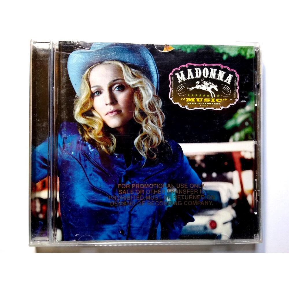 Madonna Gold Stamp Promo MUSIC Album Don't Tell Me Runaway Lover Gone 2000